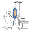 Carregar imagem no visualizador da galeria, De' Vora Pet Products Toys Scratch Square Feline