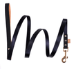 Load image into Gallery viewer, FriendshipCollars Collars and Leashes The Classic Pup: Jet Black / 5 ft MATCHING FRENDSHIP LEASHES