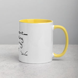 Printful Accessory "One moment" Mug with Color Inside