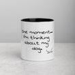 Load image into Gallery viewer, Printful Accessory Black &quot;One moment&quot; Mug with Color Inside