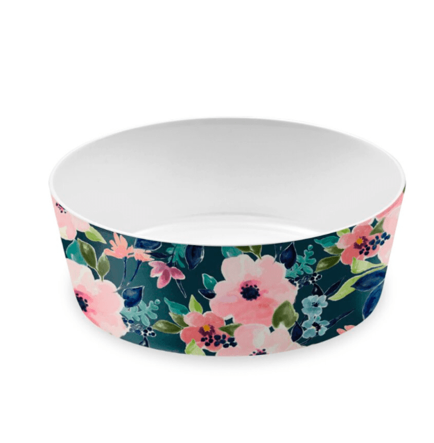 Floral 2025 dog bowl