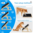 Load image into Gallery viewer, De’Vora Adjustable Dog Scratch Board with Treat Box – Galaxy Trainer Ramp for Dog Nail Care, 3 Incline Levels (Flat, 30°, 40°, 45°)