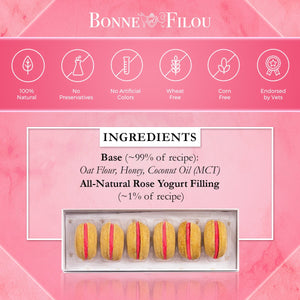 Bonne et Filou Treats Rose Bonne et Filou Macarons (Multiple Flavors)