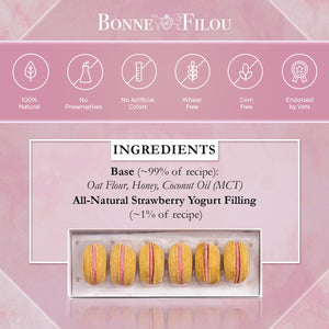 Bonne et Filou Treats Strawberry Bonne et Filou Macarons (Multiple Flavors)