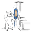 Load image into Gallery viewer, De&#39; Vora Pet Products Toys Scratch Square Feline
