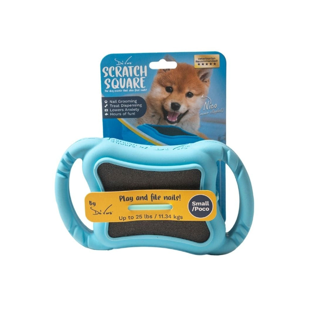 De' Vora Pet Products Toys Xs-SMALL (Up to 25 lbs) Scratch Square for Dogs