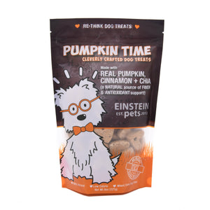 Einstein Treats Pumpkin Time EINSTEIN Dog Treats! (Multiple Flavors)