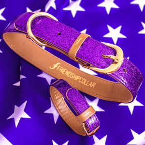 FriendshipCollars Collars and Leashes Glitter Purple / XXX Small (6" - 9") THE SPARKLING PUP COLLAR COLLECTION
