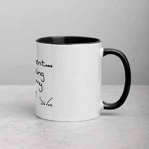 Printful Accessory "One moment" Mug with Color Inside