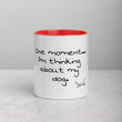 Charger l&#39;image dans la galerie, Printful Accessory Red &quot;One moment&quot; Mug with Color Inside