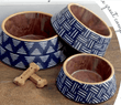 Load image into Gallery viewer, TarHong Bowls Indigo Oasis Pet Bowl